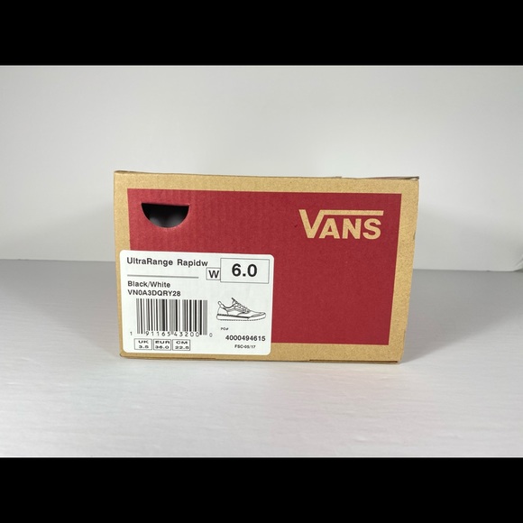 Vans UltraRange Rapidweld Black White Sneakers - Picture 7 of 8